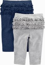 Simple Joys by Carter's Baby Girls' Pant, Pack of 4 - Image 2